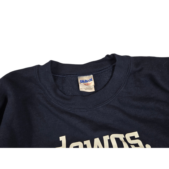 Butler Bulldogs Crewneck Sweatshirt Size 2XL Navy Logo Pullover - Picture 5 of 5